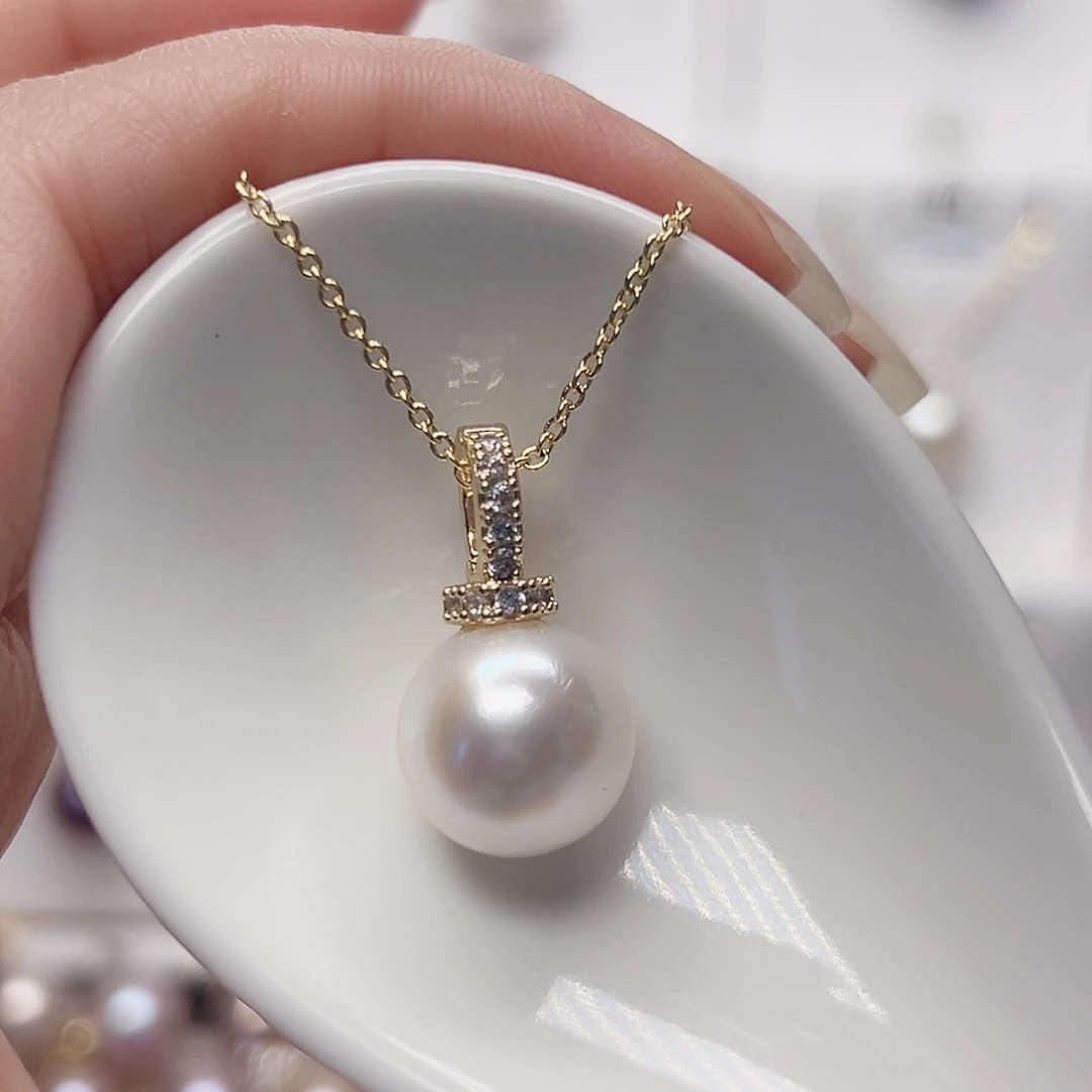 未镶嵌淡水珍珠吊坠(赠链)