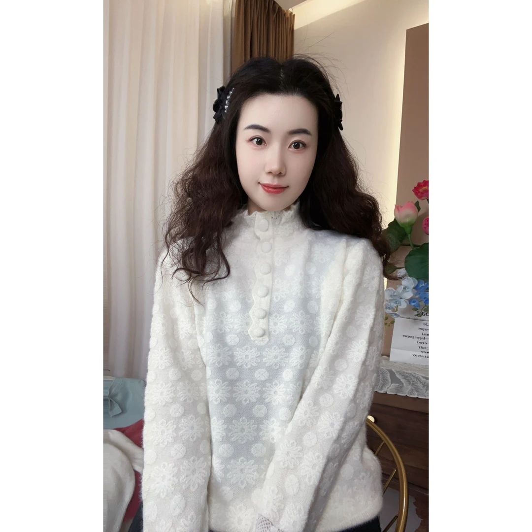 悠悠~【白兔糖】秋冬水绒不起球双面绒百搭打底衫女软糯亲肤显白~
