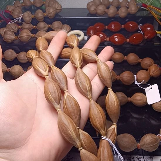 姜***画手串/手链橄榄核橄榄核三花铁核柳叶脖挂1.5+