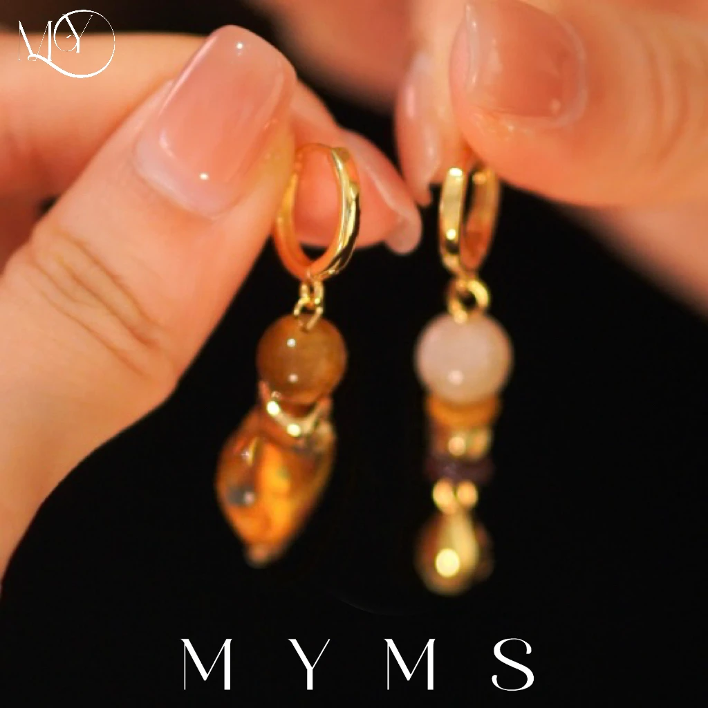 AB款复古百搭耳饰M-035