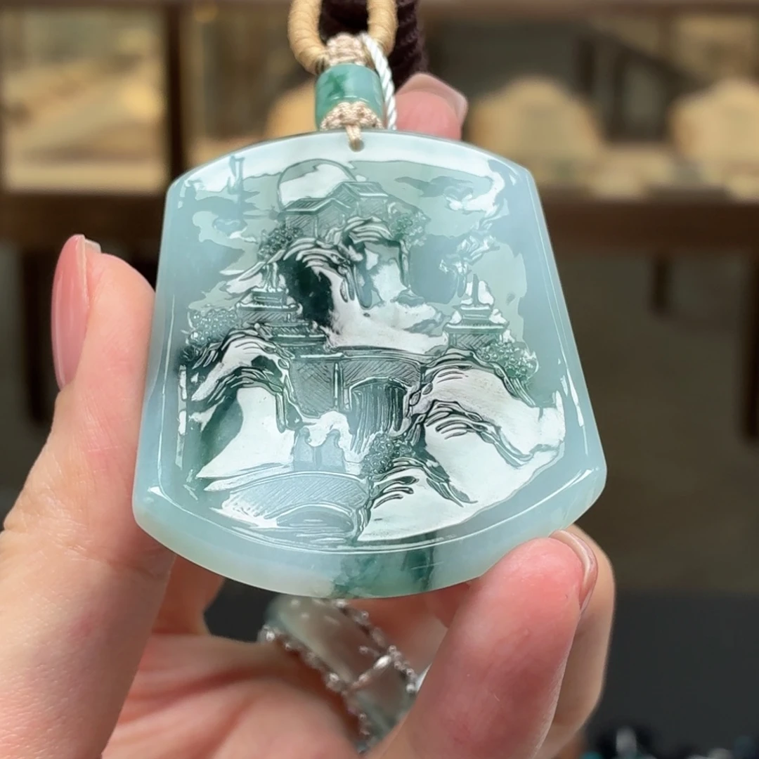 翡翠未镶嵌颈饰多样性选其一发货