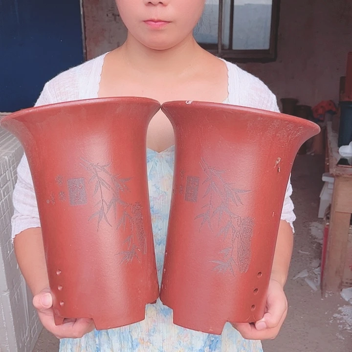 紫砂花盆宜兴紫砂精品花盆