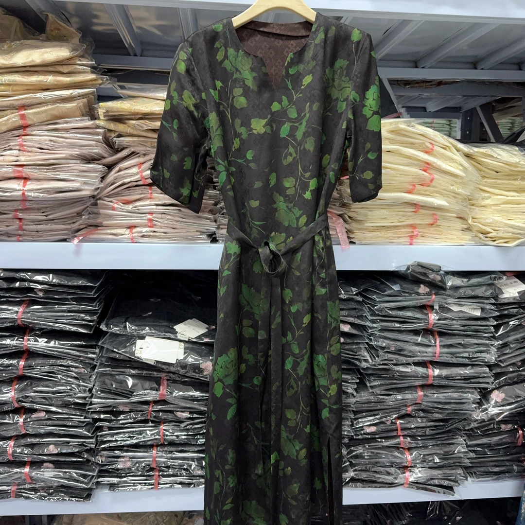 样新中式长款连衣裙9-11款