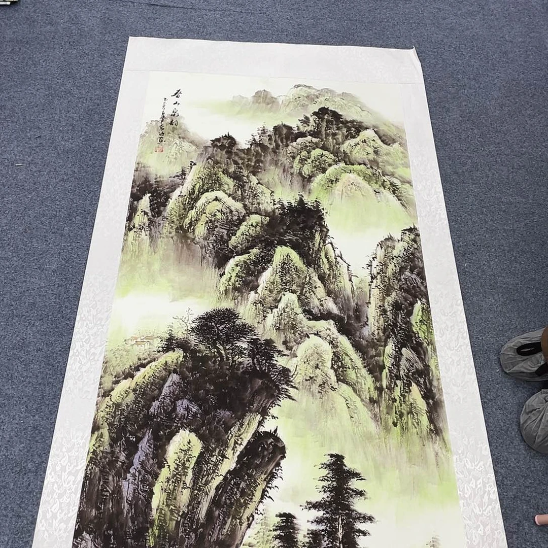 国画作品小姐姐放漏…