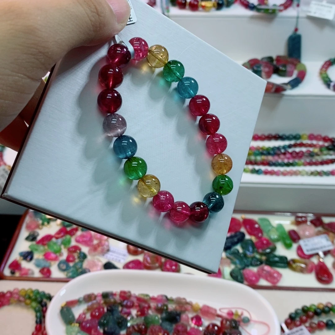 手链碧玺未镶嵌多样性发一条