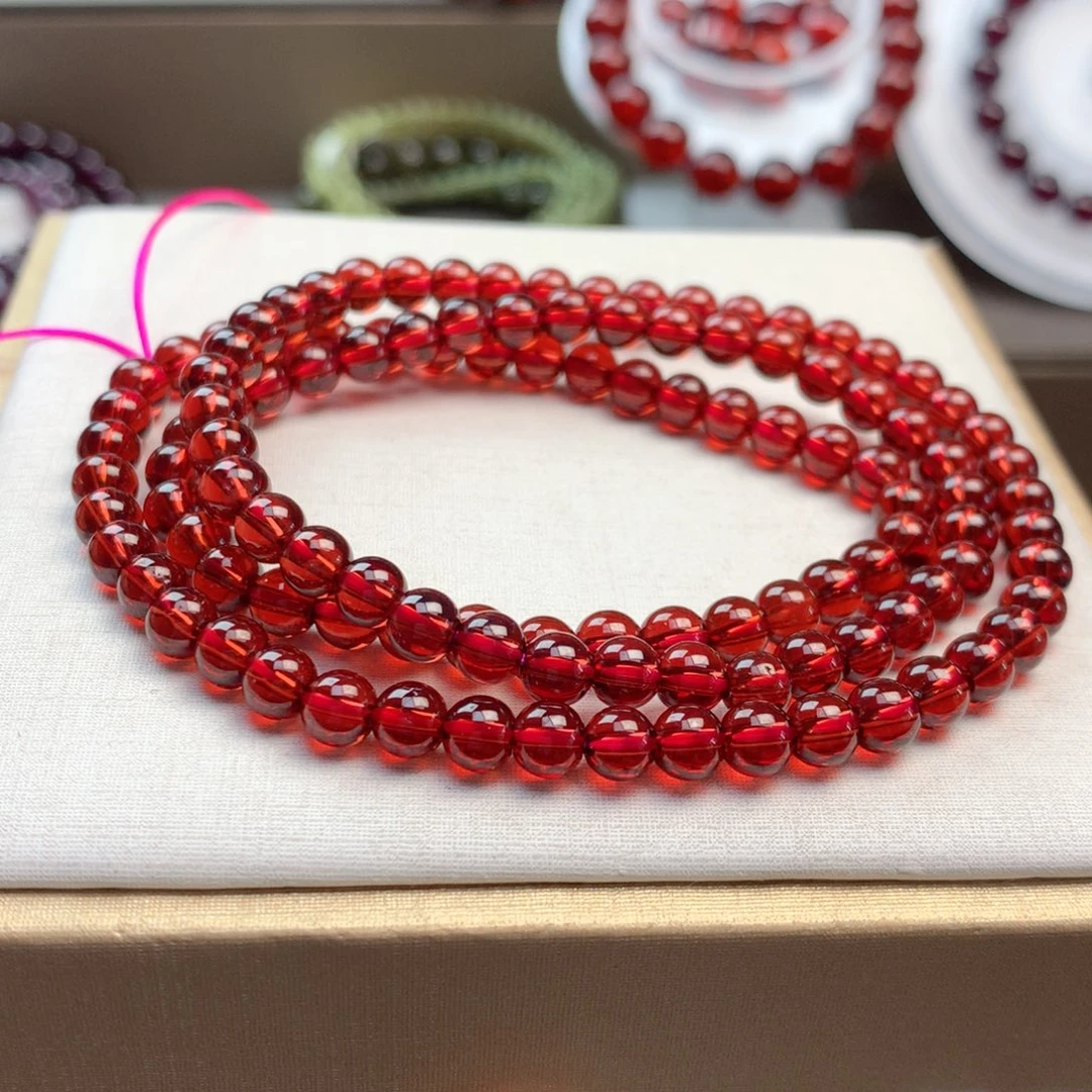 石榴石手串未镶嵌5