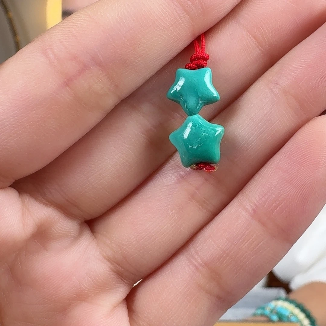 绿松石未镶嵌挂件