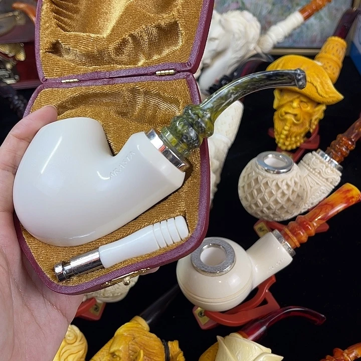 海泡石烟斗自由式斗