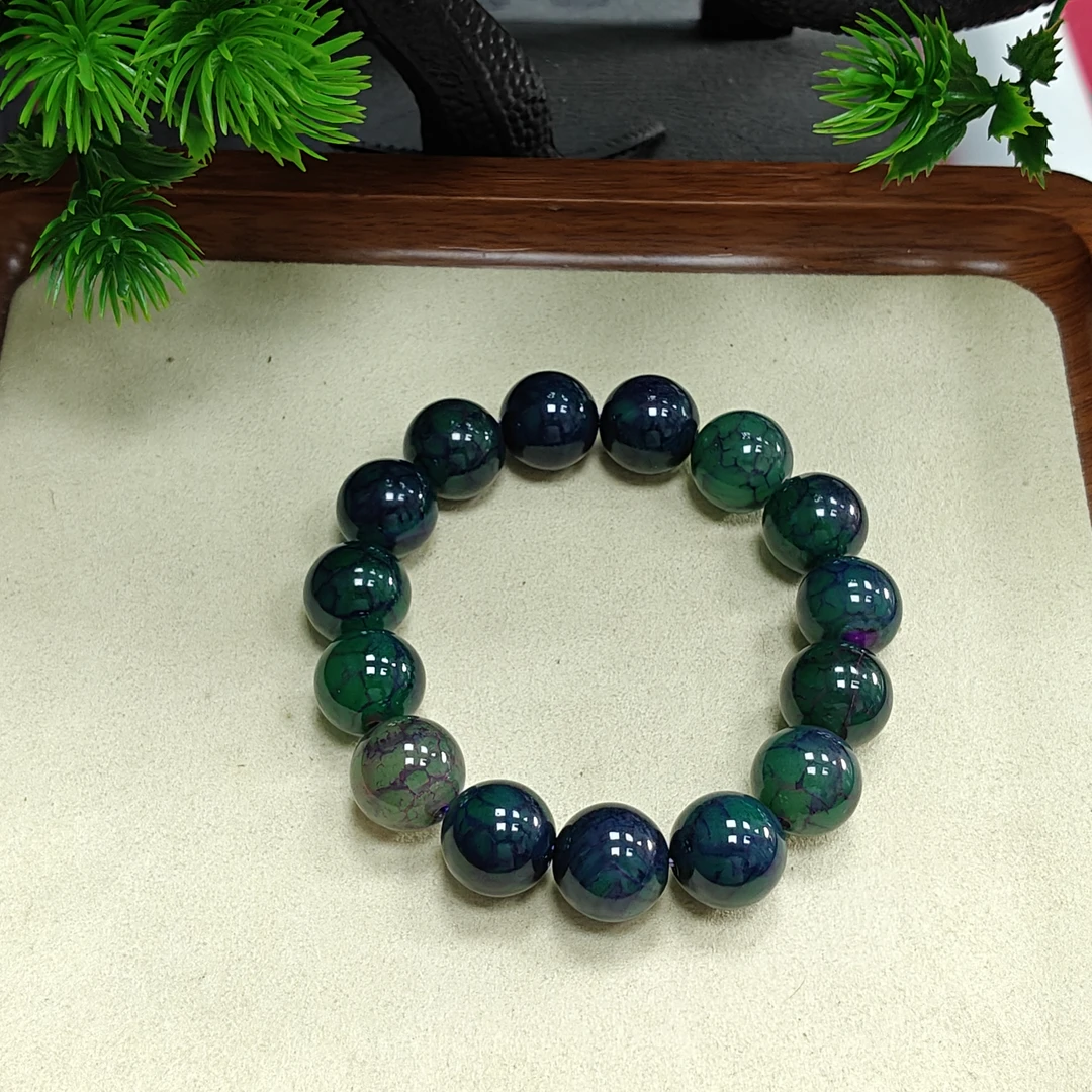 高端设计气质轻奢赤火灵芝赤甲手串