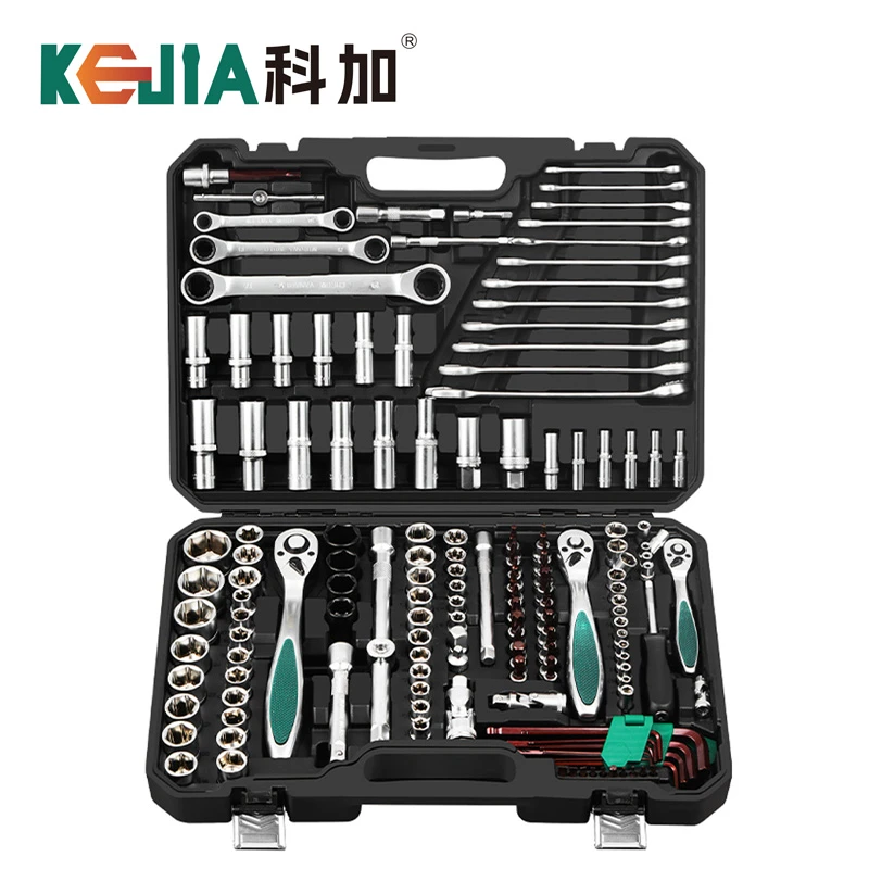 科加 151件套72齿汽修工具套装套筒扳手工具组合套装修车工具箱维商品图