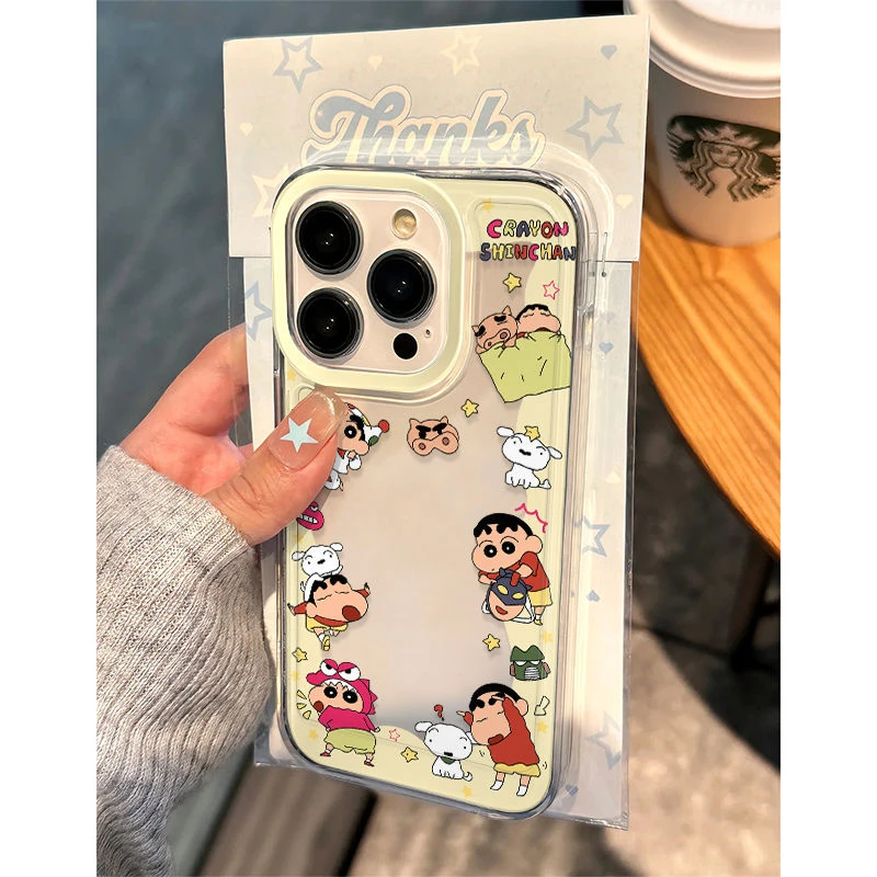 调皮小新适用苹果13手机壳iphone16pro/15/14/12小米vivo华为oppo