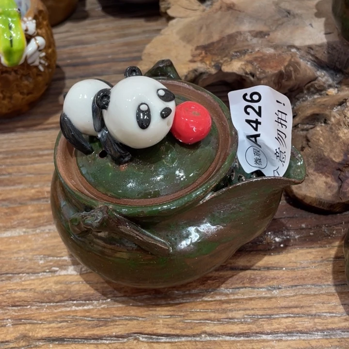 Z***e手工制作陶瓷茶具青蛙