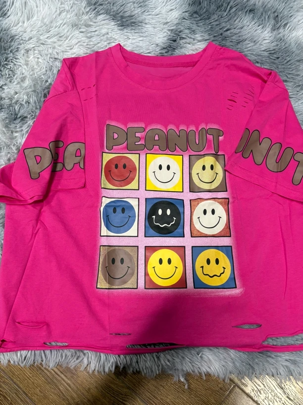 笑脸潮牌短袖88180