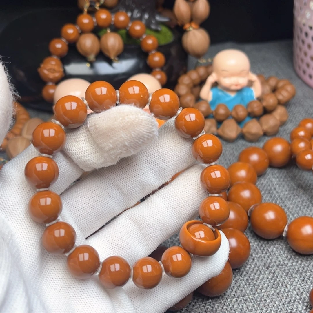 橄榄核手串/手链~**~1.2精品无补无漏