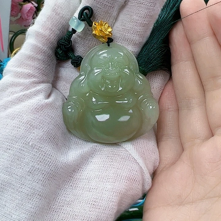 和田玉未镶嵌吊坠(不含链)