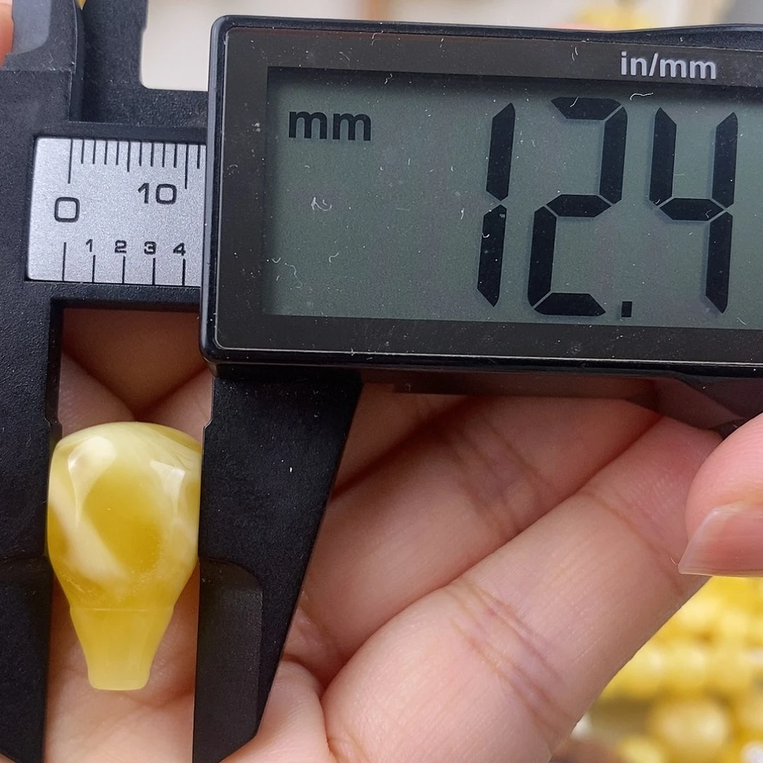 未镶嵌琥珀裸石蜜蜡三通
