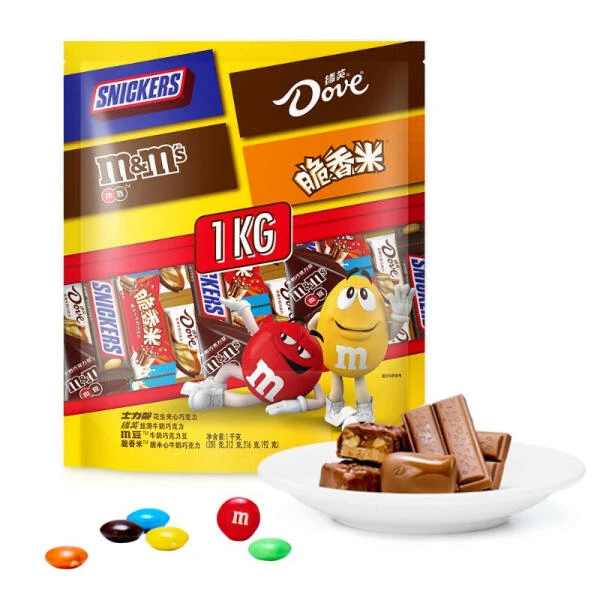 玛氏 缤纷乐享混合口味巧克力 1kg解馋零食，适合高考吃的巧克力推荐