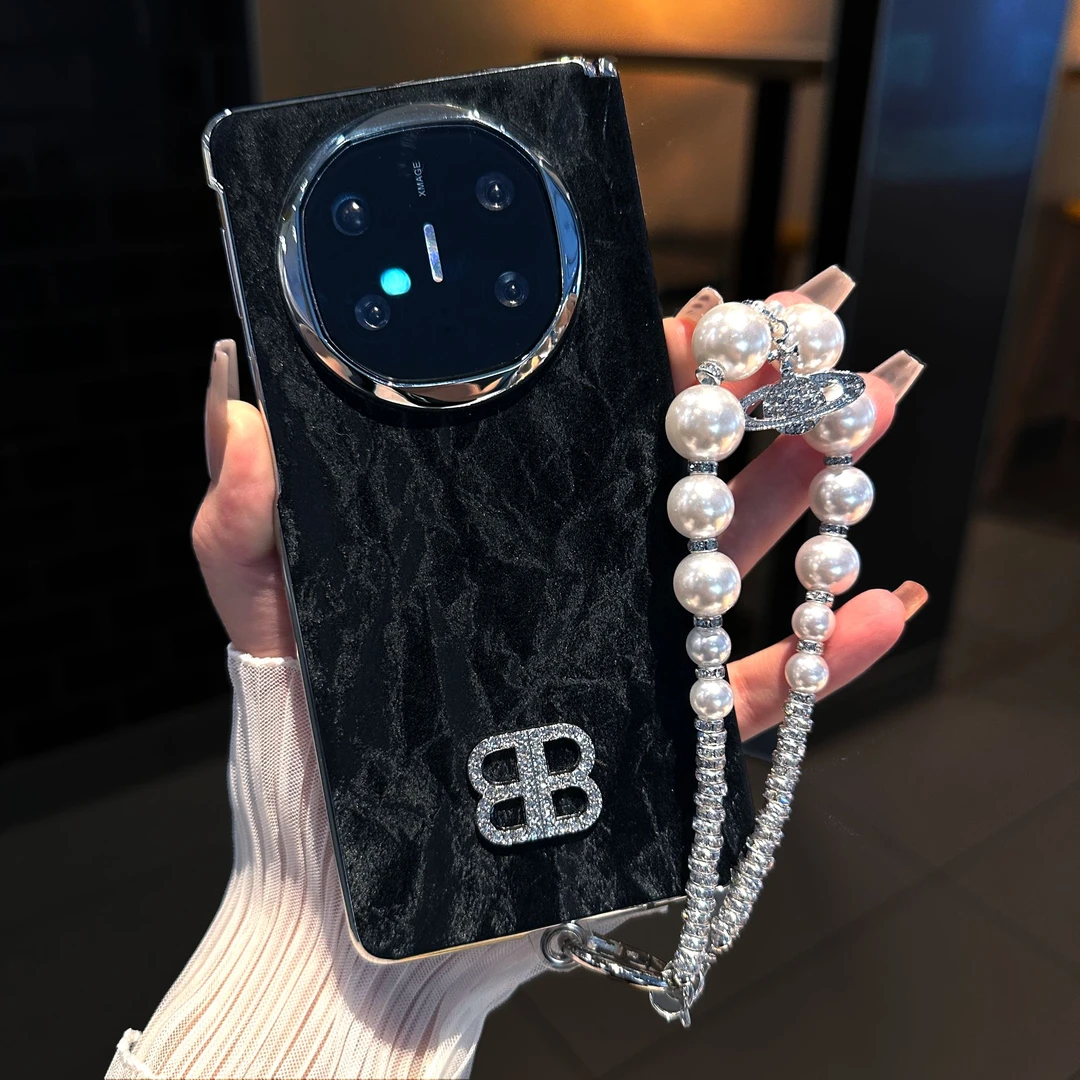 折叠屏适用于华为matex5/6典藏版X3手机壳高级暗纹中轴磁吸女