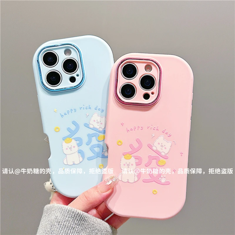 金属小胖妹适用苹果17/iPhone/华为荣耀/VIVO/OPPO/小米手机壳潮