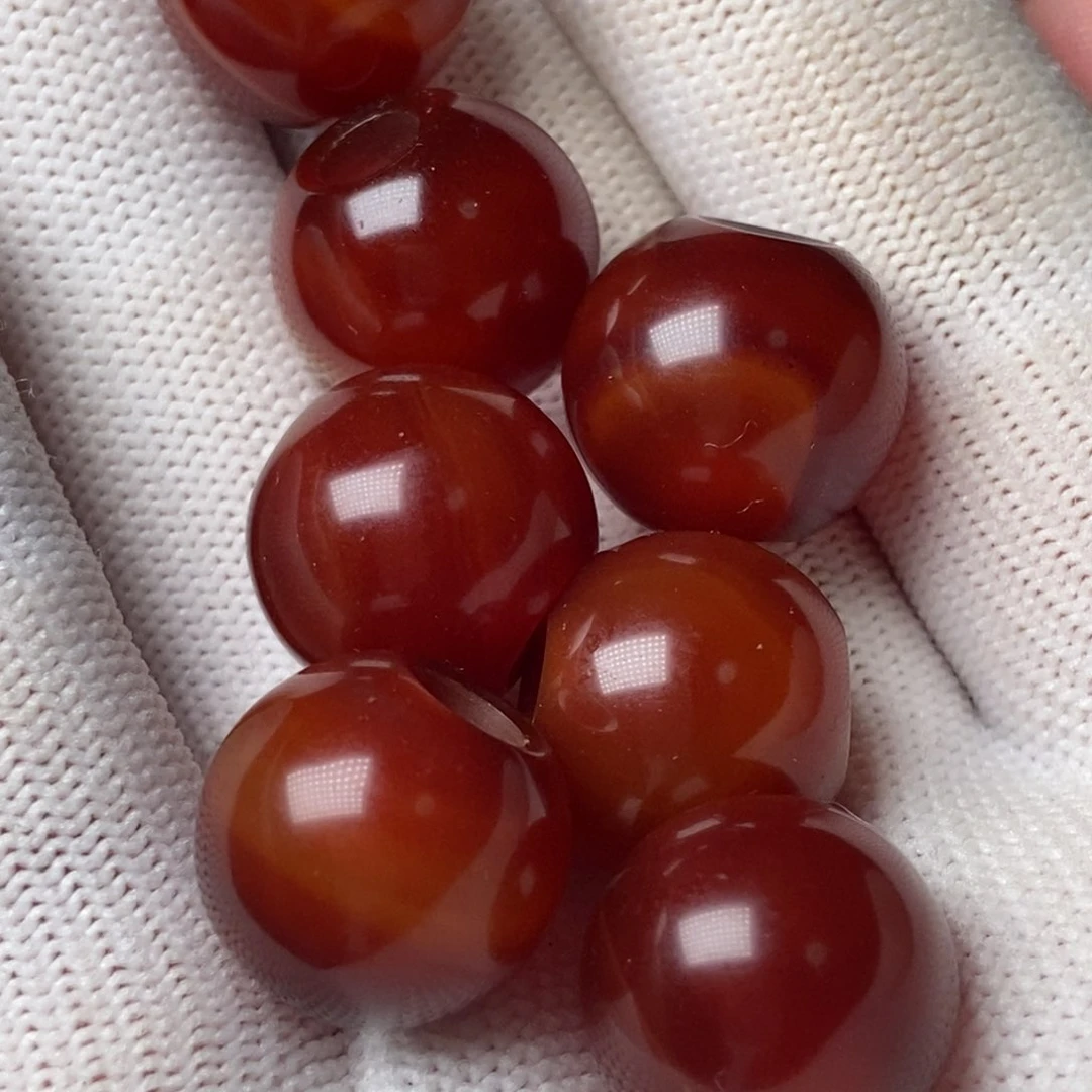 玛瑙/玉髓珠子未镶嵌16mm