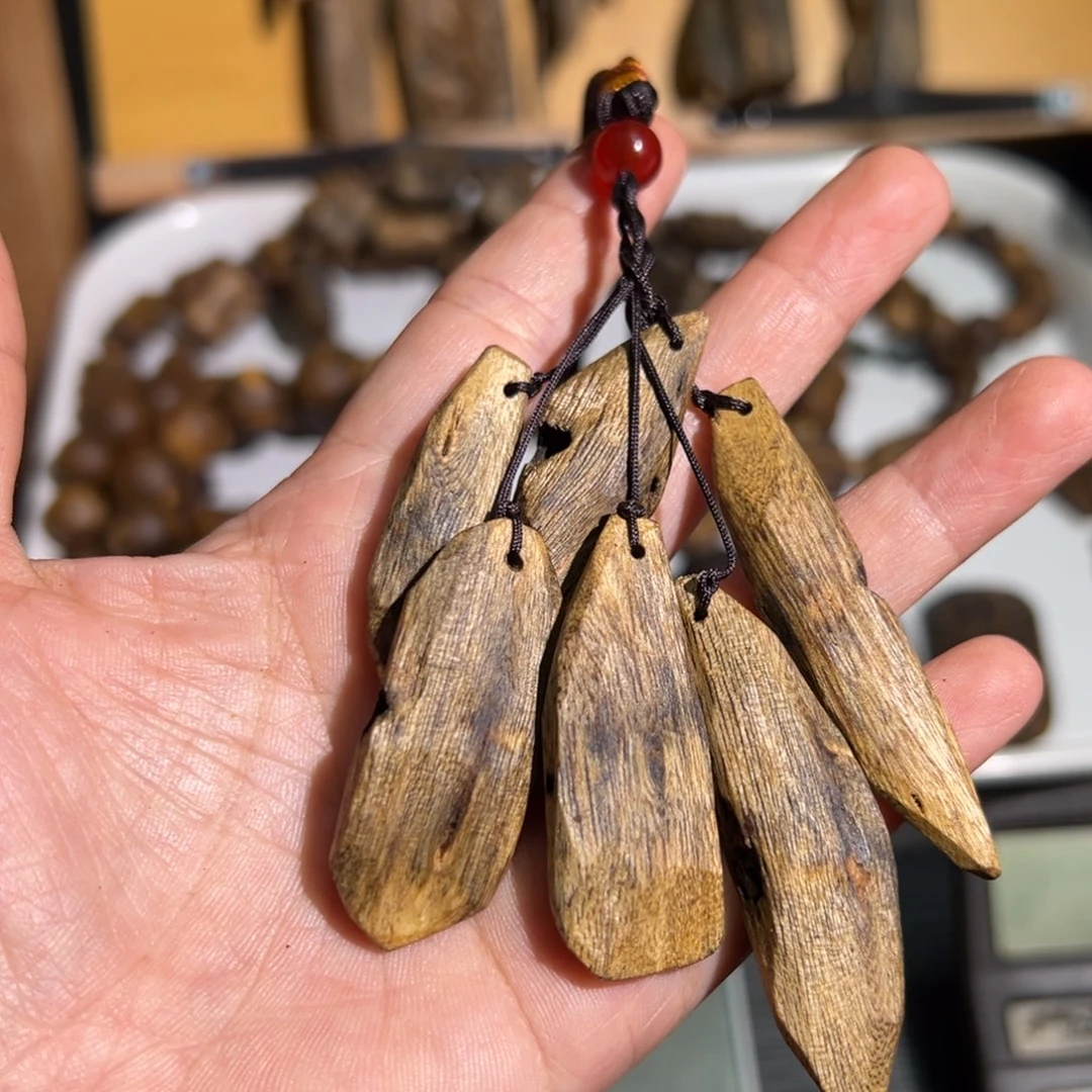 沉香沉香碎屑白棋楠素牌块料