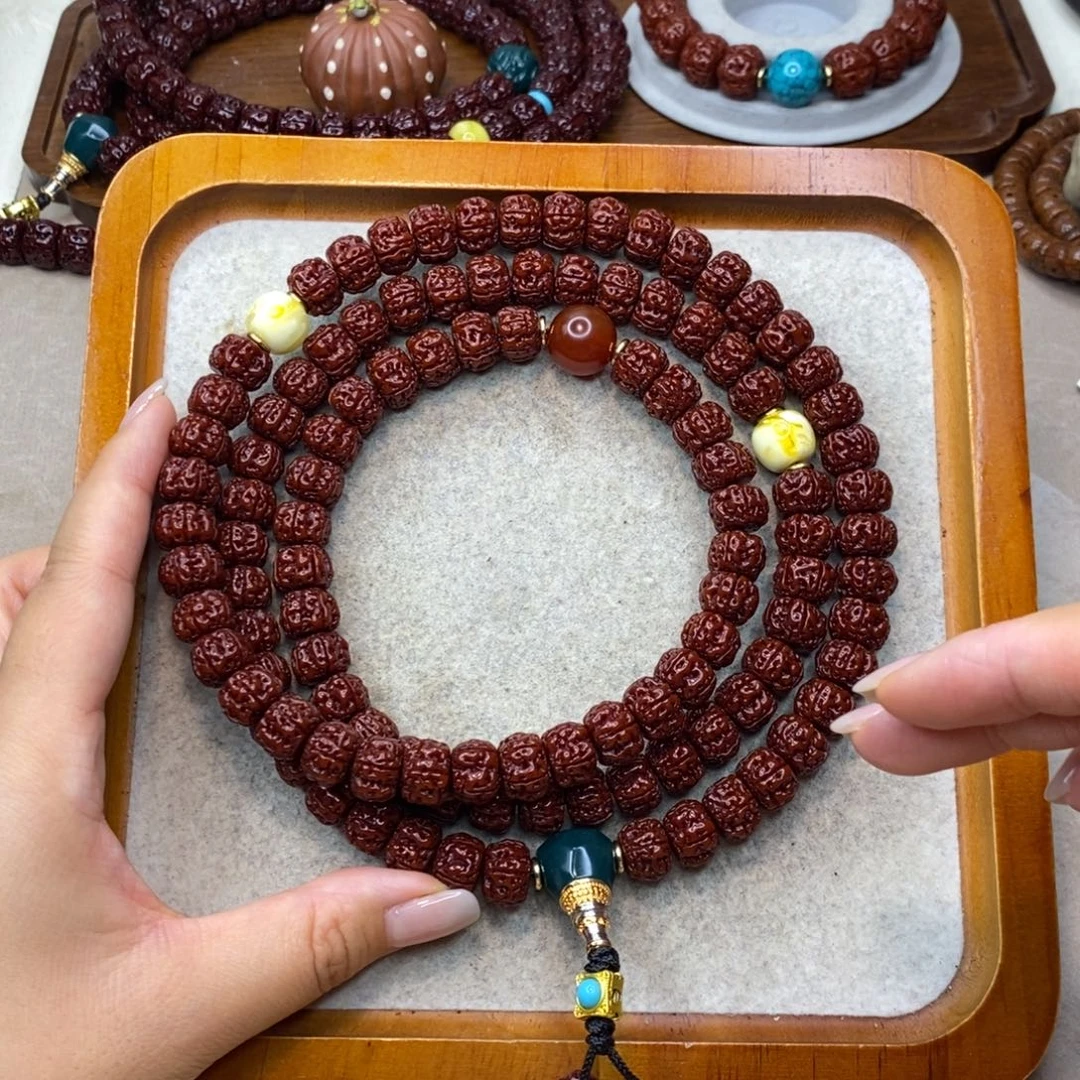 吊坠金刚菩提盘龙108 11