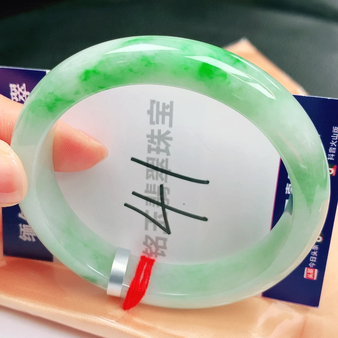 翡翠未镶嵌手镯缅甸天然a货翡翠手镯