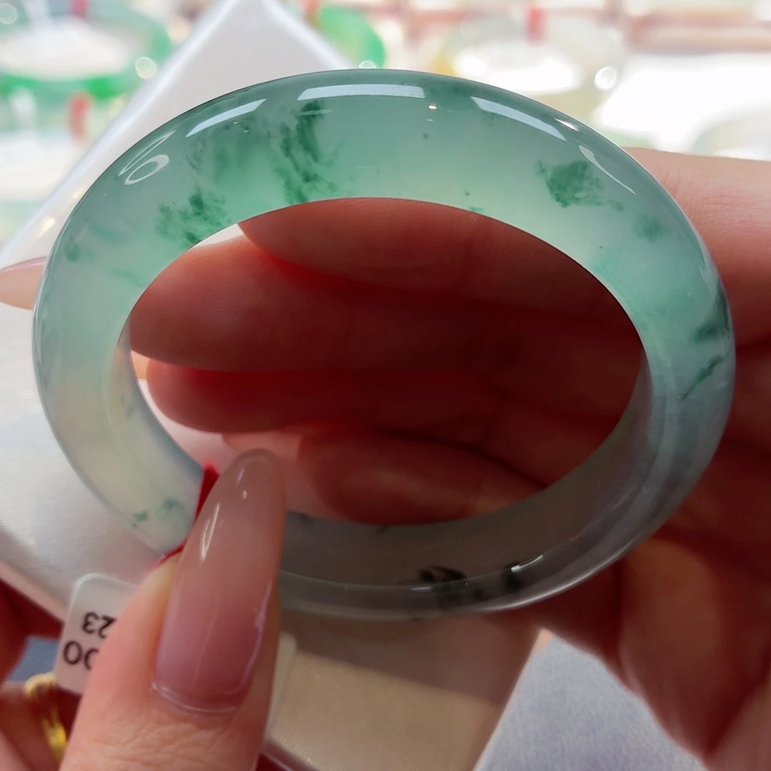 翡翠未镶嵌手镯22（67号）