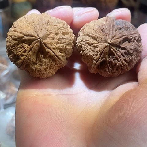 文玩核桃把件大老粗带彩40