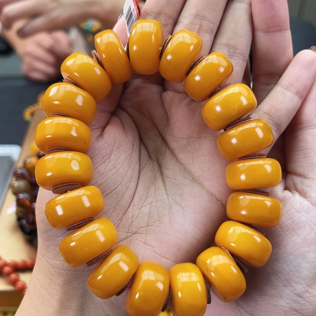 琥珀手链未镶嵌手串20m