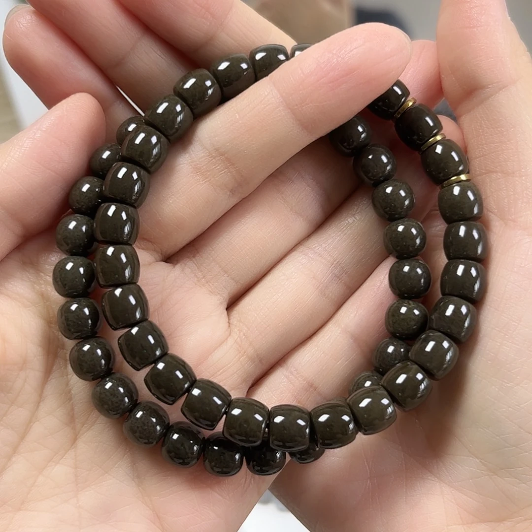 和田玉未镶嵌手串卡8