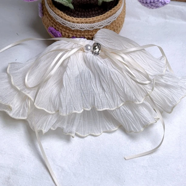 D553米杏色高货小马尾抓夹