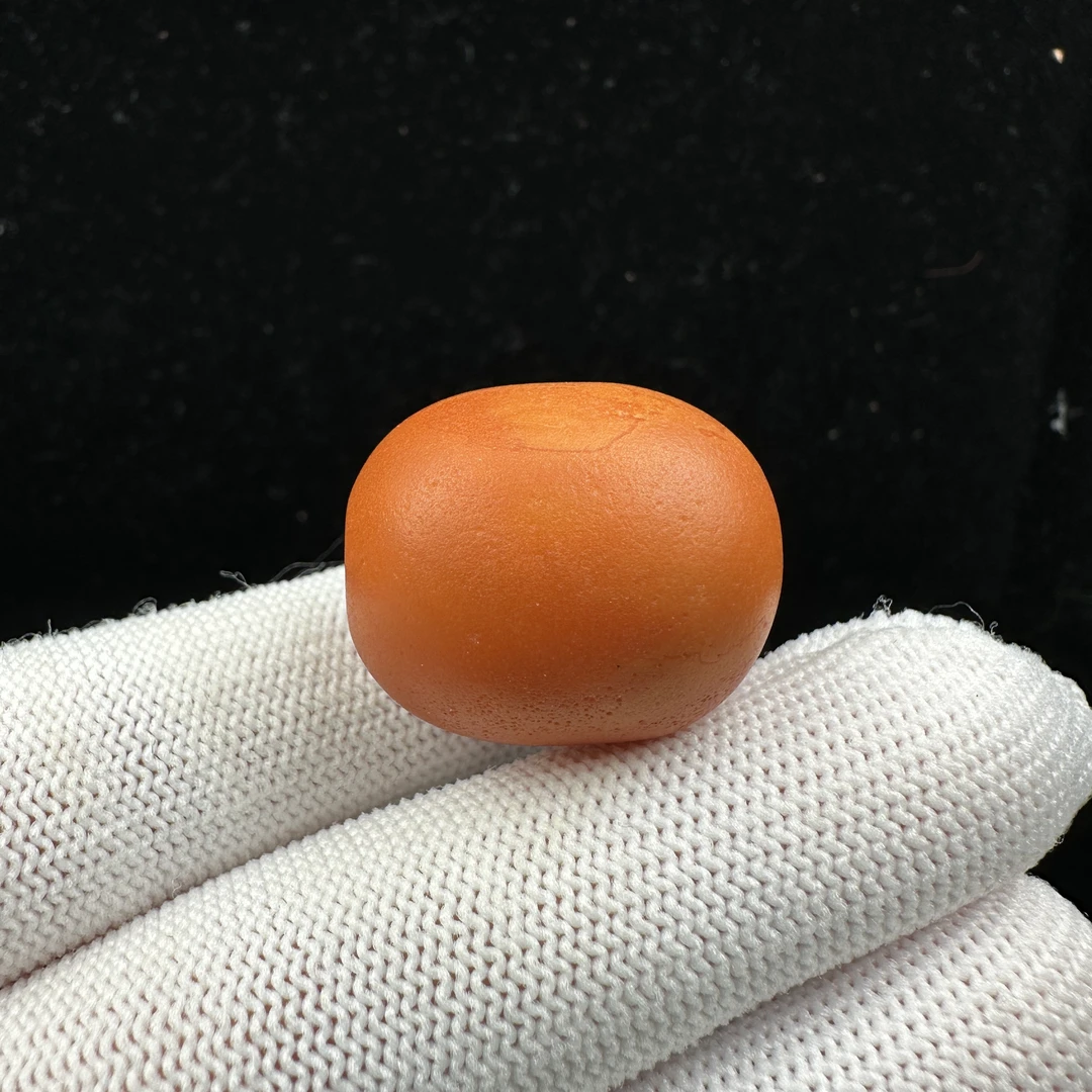 A2375天然原矿蜜蜡老蜡桶珠21x24mm6.4克抖音基地质检发货