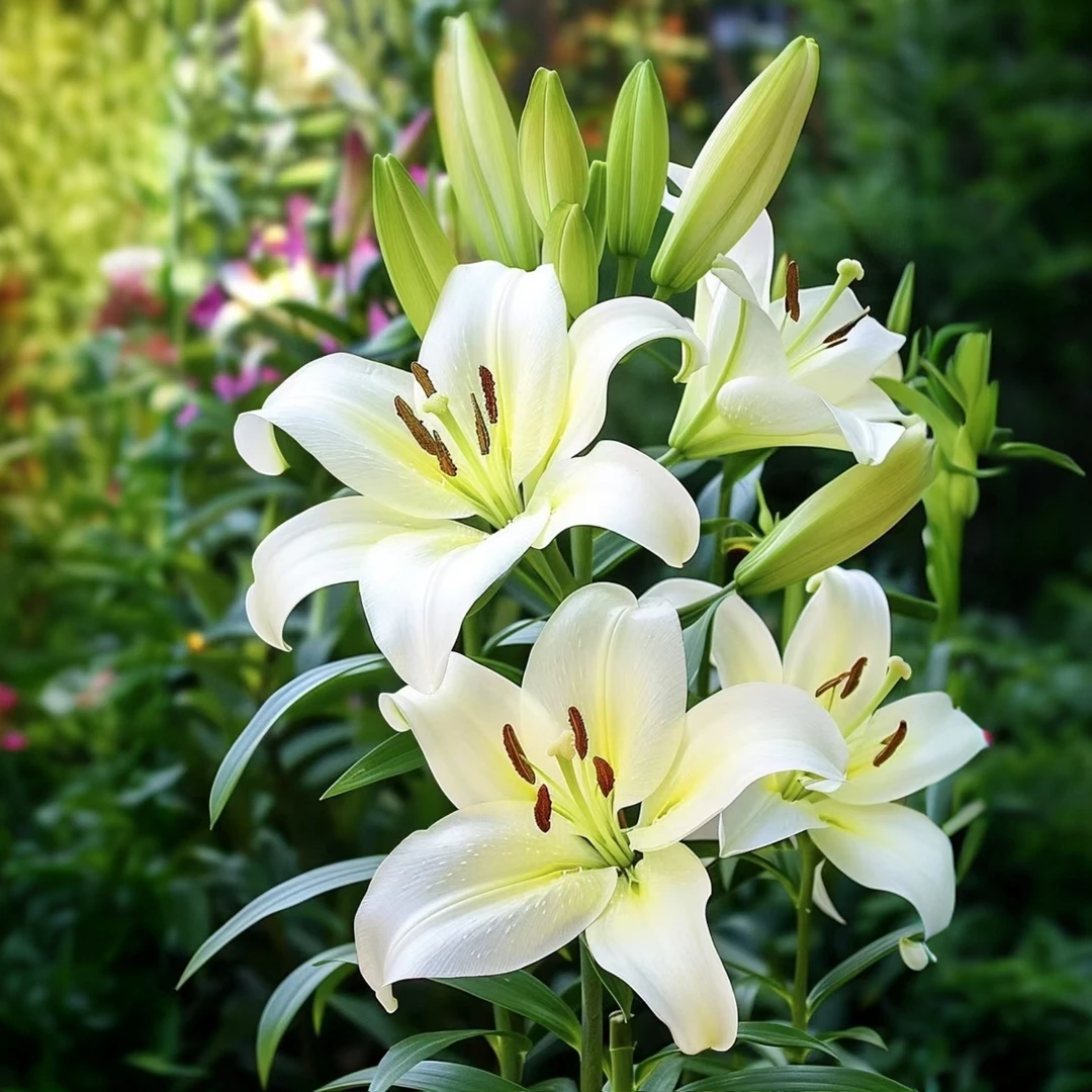 （只发种球）进口百合种球（5个球）大花，开花早10/12 百合