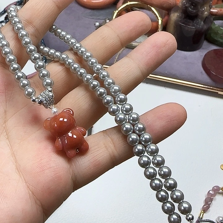 婷***婷石英质玉未镶嵌颈饰