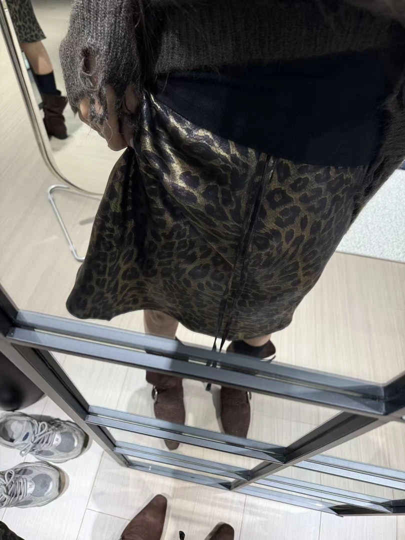 【RARE STORY】豹纹半裙