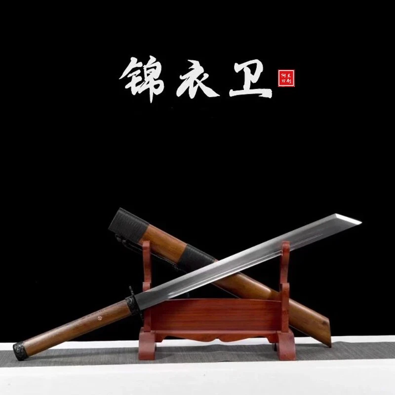 龙泉阿兰刀剑锦衣卫唐横刀手工宝刀高锰钢真刀收藏刀冷兵器未开刃