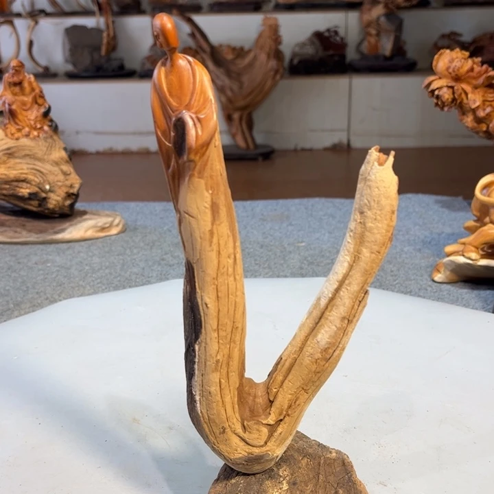 柏木（崖柏）根雕工艺摆件