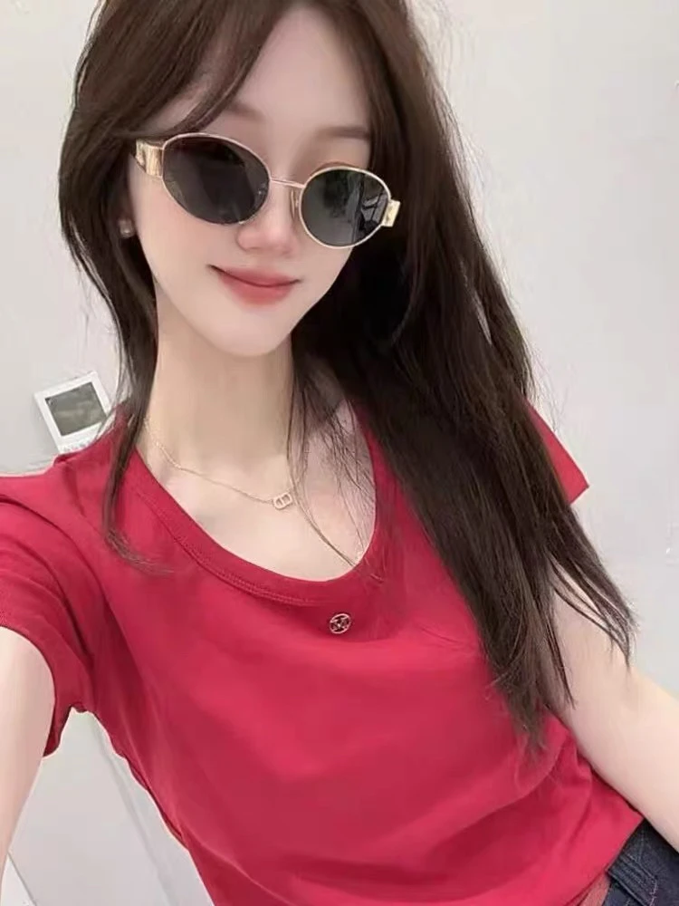 小乔家欧货常规u领T