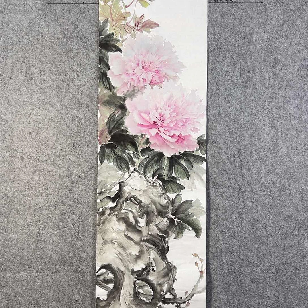 国画401 牡丹之歌传情传中之