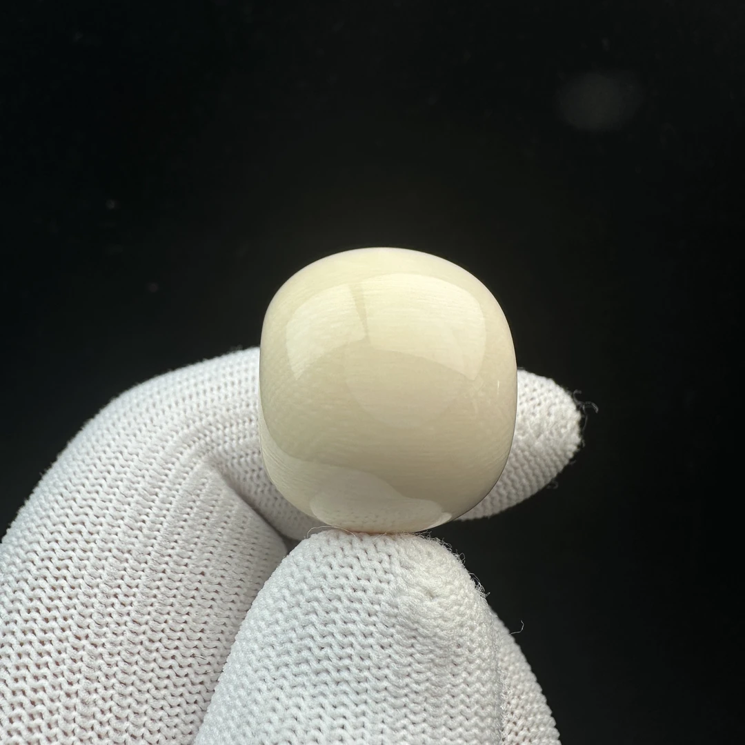 D9073天然猛犸牙 墩子 桶珠25x21mm支持鉴定 假一罚四