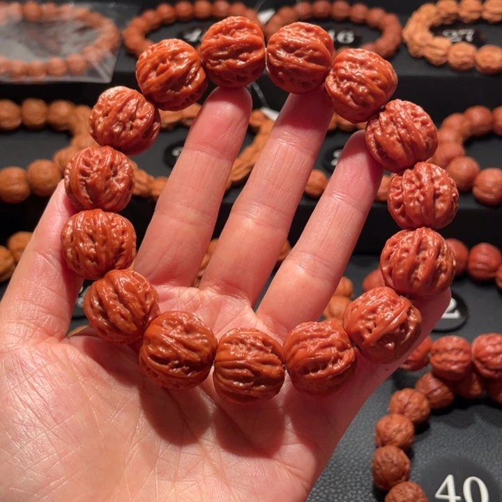 手串文玩核桃树王八棱1.9