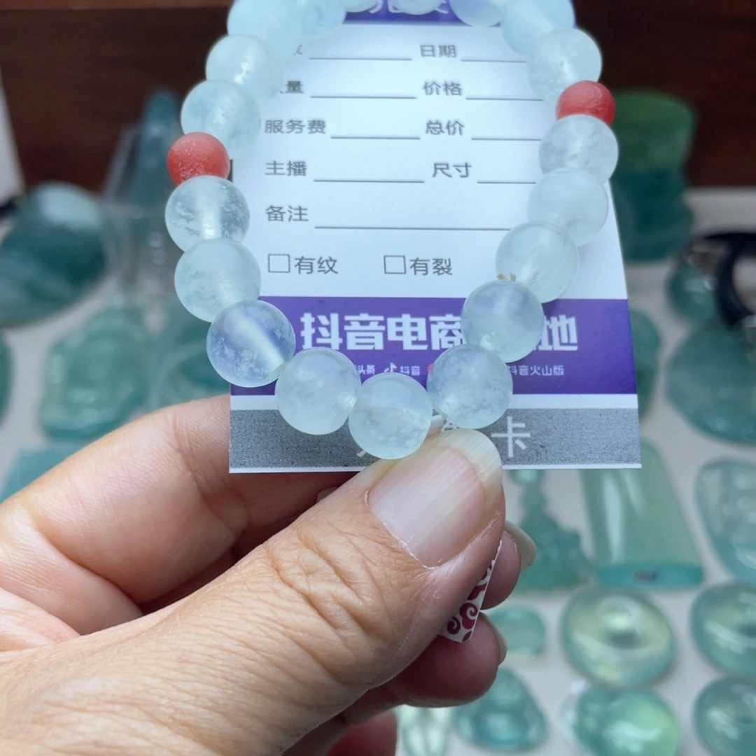 未镶嵌蛇纹石玉手链