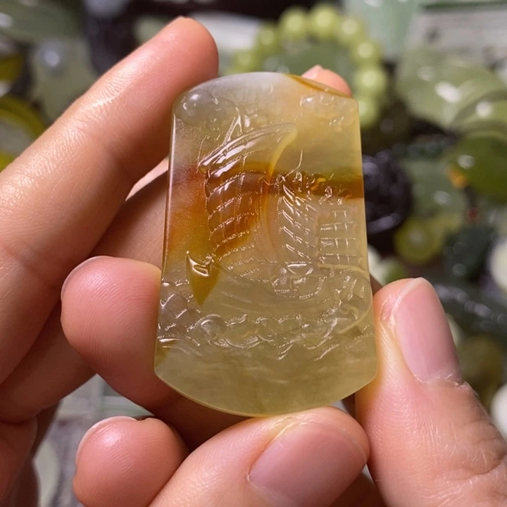 岫玉天然岫玉挂件未镶嵌