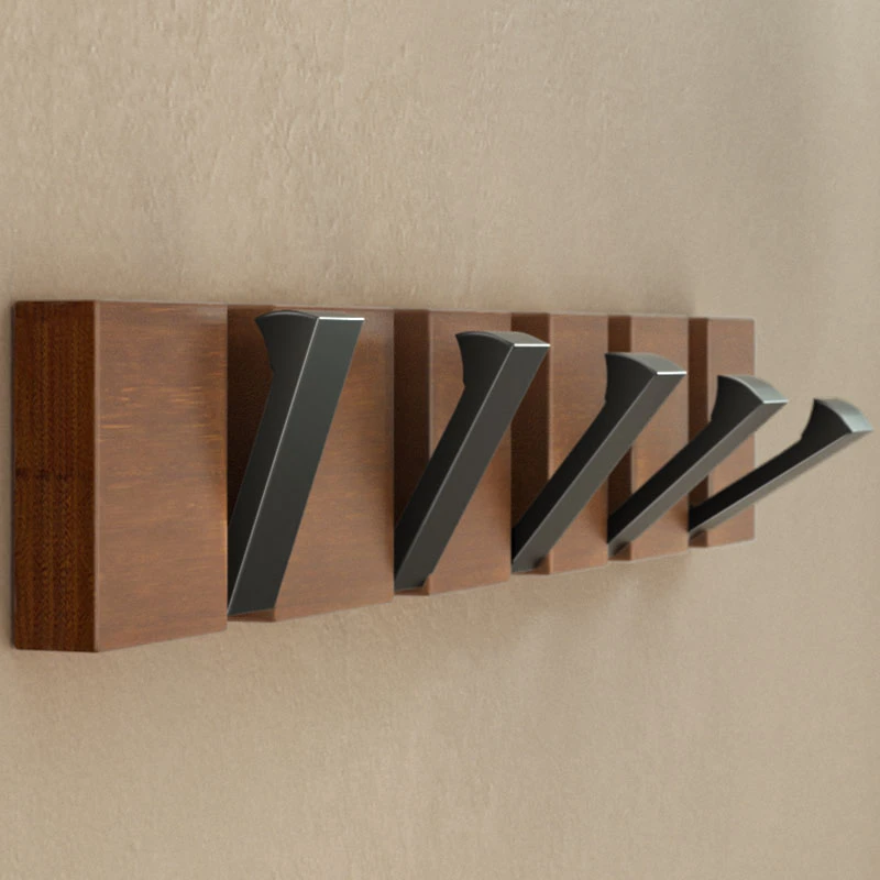 挂钩免打孔钢琴键客厅勾挂衣钩衣服隐形进门后玄关入户挂衣架家用