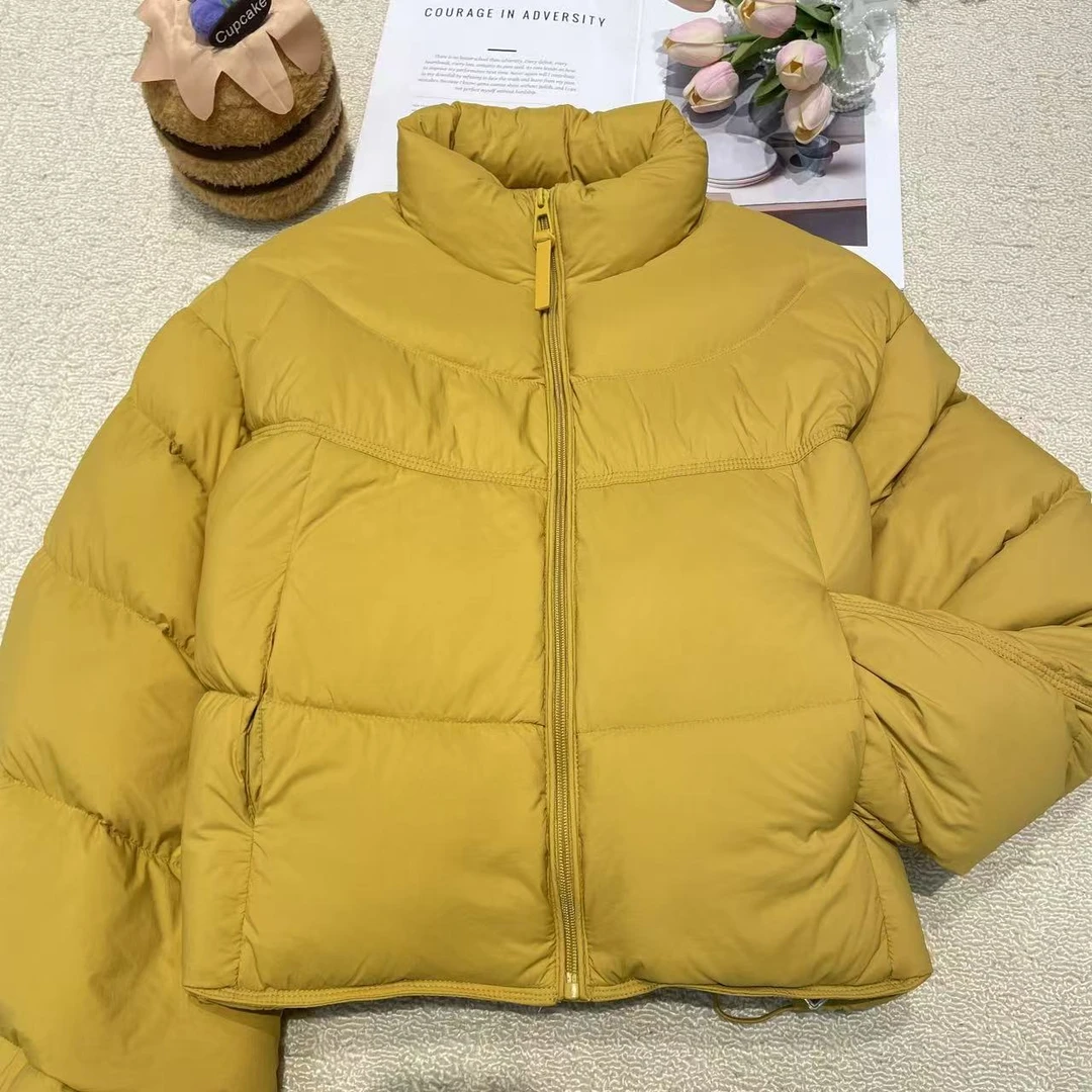 李园家1号店-7380-欧货立领减龄羽绒服