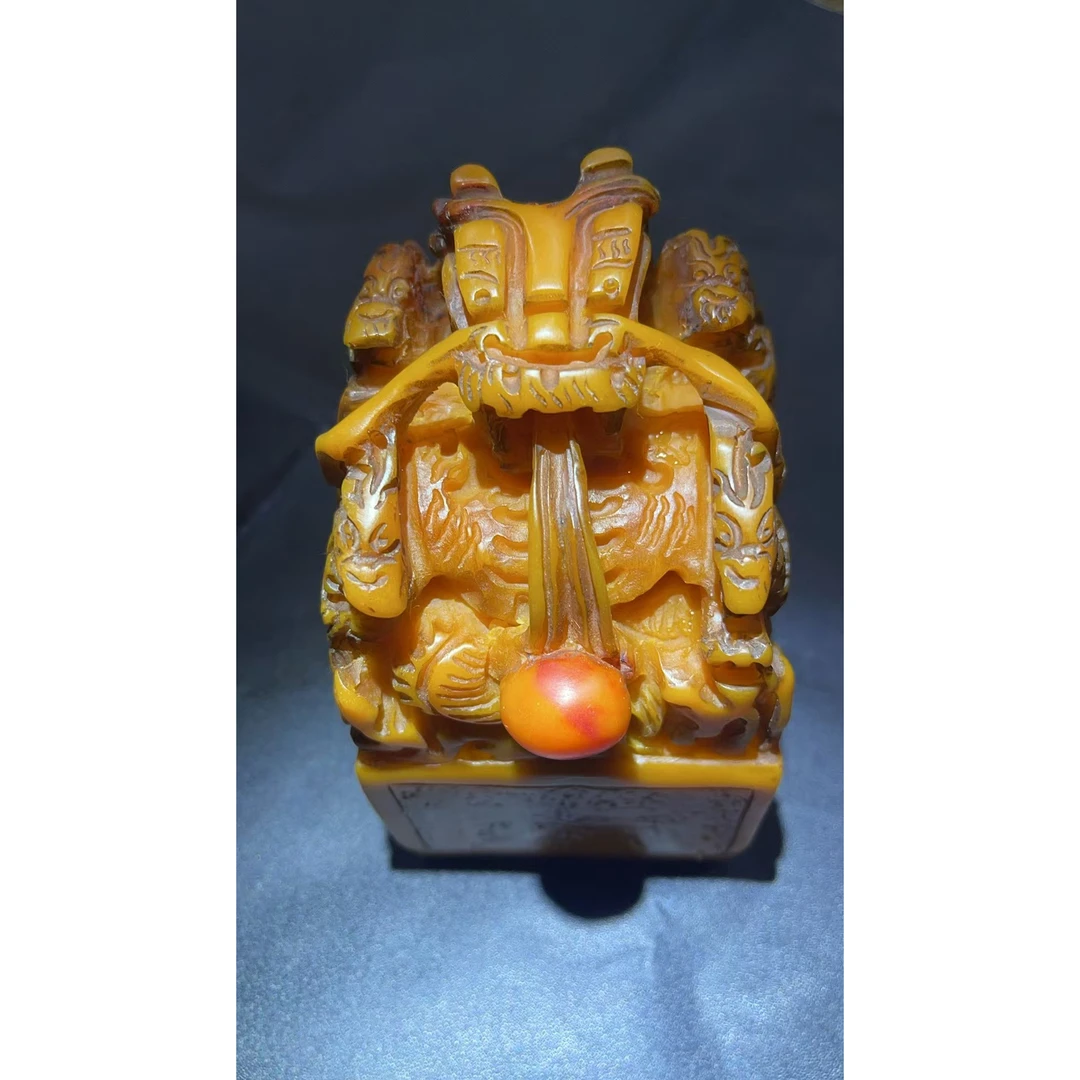 〖闪购链接〗寿山石龙吐水摆件一个