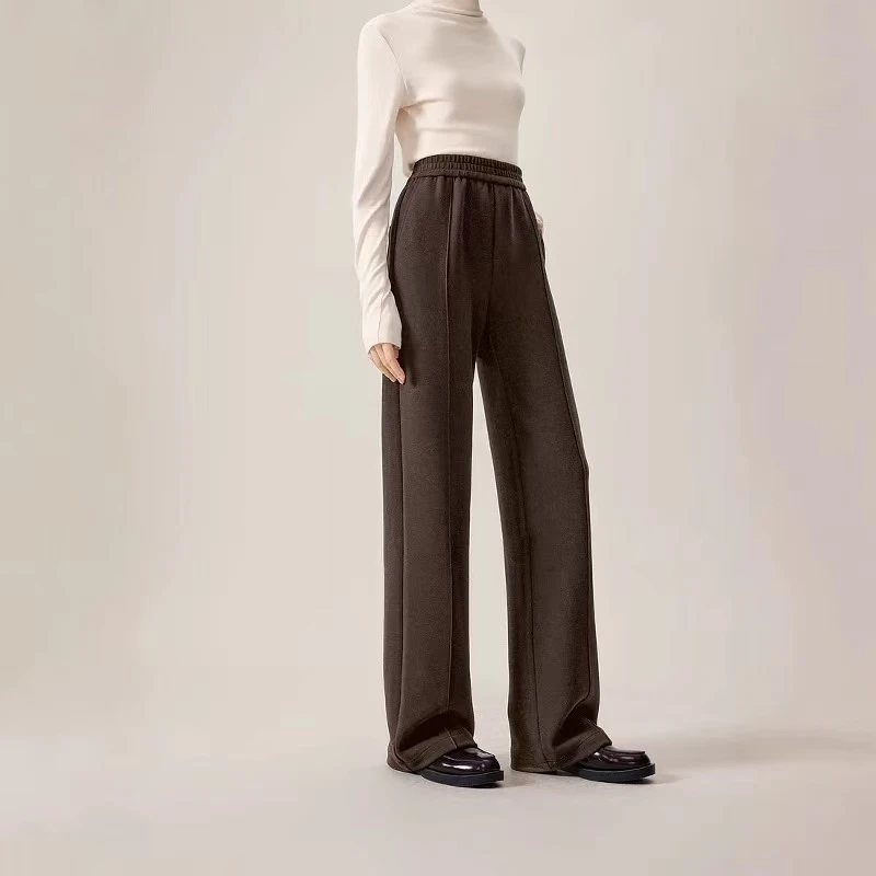 高腰直筒休闲裤（25012001）