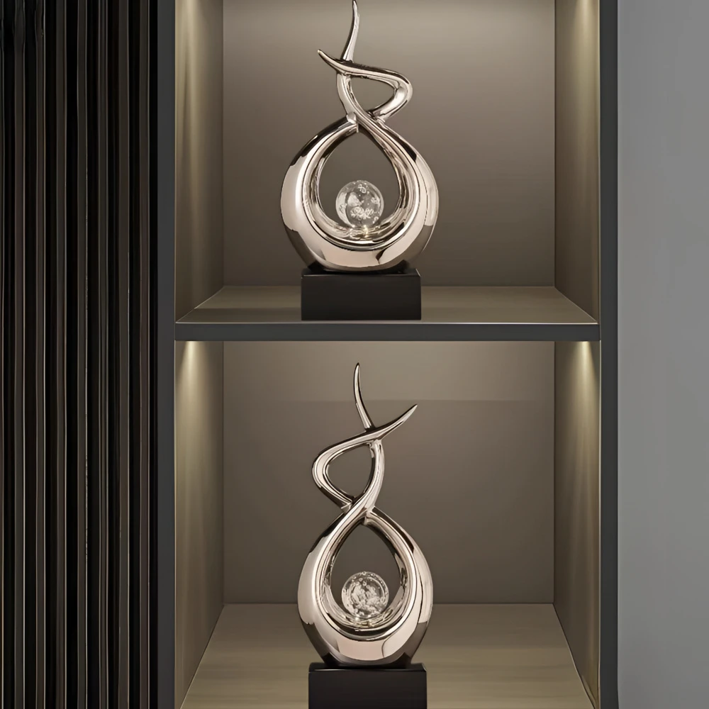 风生水起摆件大气轻奢客厅酒柜电视柜入门鞋柜高颜值居家小物件