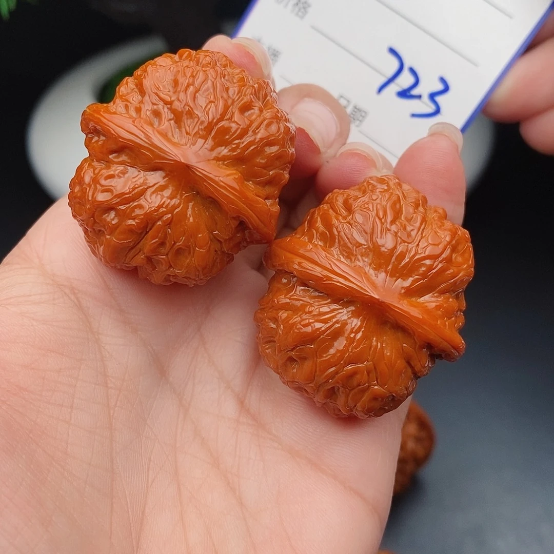 把件文玩核桃35血麒麟723